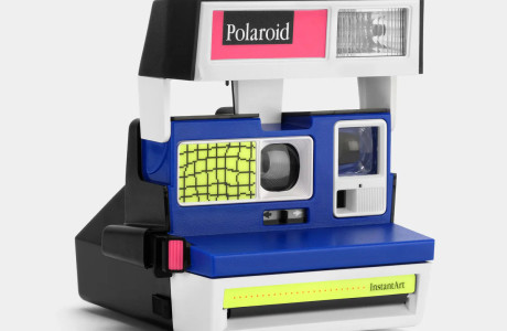 Polaroid 600 InstantArt Blue Instant Film Camera